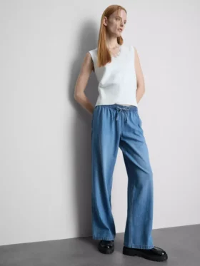 Pantalones de Chándal vaqueros de corte recto