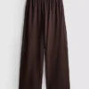 Pantalones de jersey de pierna ancha