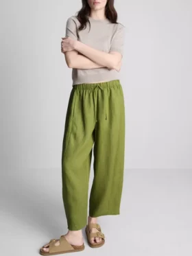 Pantalones de lino de corte ancho «The Edit»