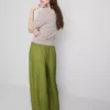 Pantalones de lino de corte ancho «The Edit»