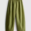 Pantalones de lino de corte ancho «The Edit»