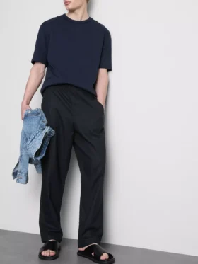 Pantalones de mezcla de lino