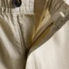 Pantalones de mezcla de lino