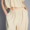 Pantalones de paracaídas de cintura alta