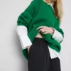 Pantalones de pierna ancha con cintura elástica