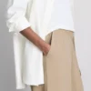 Pantalones de pierna ancha con cintura elástica