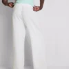 Pantalones de pierna ancha con cintura elástica