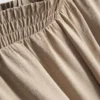 Pantalones de pierna ancha con cintura elástica