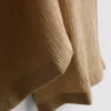 Pantalones de pierna ancha con efecto arrugado