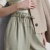Pantalones de pierna ancha con raya lateral