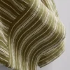 Pantalones de pierna ancha con rayas texturizadas
