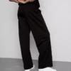 Pantalones de pierna ancha con textura