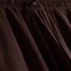Pantalones de pierna ancha con textura