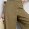 Pantalones de pierna ancha con textura de Paula Echevarría