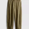 Pantalones de pierna ancha con textura de Paula Echevarría