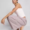 Pantalones de pijama de algodón a rayas