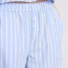 Pantalones de pijama de algodón a rayas tipo Oxford