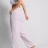 Pantalones de Pijama de corte recto a rayas, ideales para estar por casa