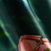Pantalones de playa de satén con estampado panorámico