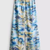Pantalones de playa estampados de corte ancho