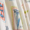 Pantalones de playa estampados de corte ancho