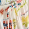 Pantalones de playa estampados de corte ancho