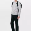Pantalones de sarga de corte recto