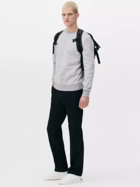 Pantalones de sarga de corte recto