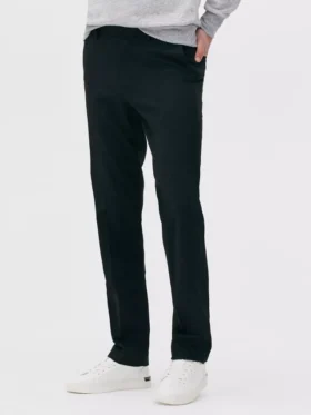 Pantalones de sarga de corte recto