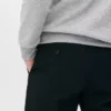 Pantalones de sarga de corte recto
