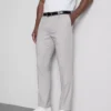 Pantalones de traje de corte entallado con textura dobby