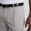 Pantalones de traje de corte entallado con textura dobby