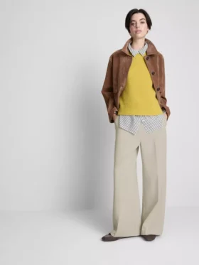 Pantalones elegantes de pierna ancha