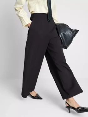 Pantalones elegantes de pierna ancha
