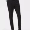 Pantalones formales de sarga de corte entallado