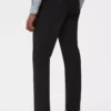 Pantalones formales de sarga de corte entallado
