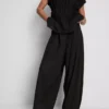 Pantalones harem con textura
