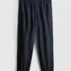 Pantalones harem de Paula Echevarría en denim con alto contenido en algodón