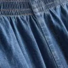 Pantalones harem de Paula Echevarría en denim con alto contenido en algodón
