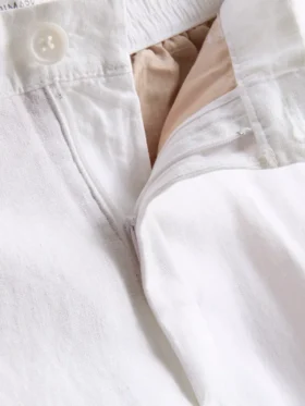 Pantalones holgados de mezcla de lino «The Edit»
