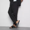 Pantalones holgados de mezcla de lino «The Edit»