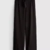 Pantalones palazzo con detalle de lazo