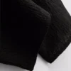 Pantalones rectos arrugados con cordón