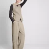 Pantalones rectos Lila