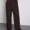 Pantalones rectos Lila