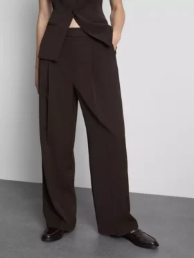 Pantalones rectos Lila