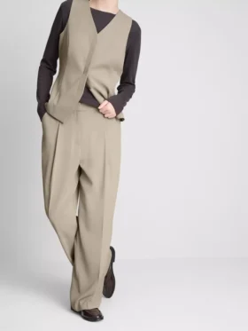 Pantalones rectos Lila