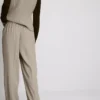 Pantalones rectos Lila