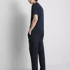 Pantalones «The Edit» de corte ajustado con acabado aterciopelado