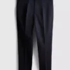 Pantalones «The Edit» de corte ajustado con acabado aterciopelado